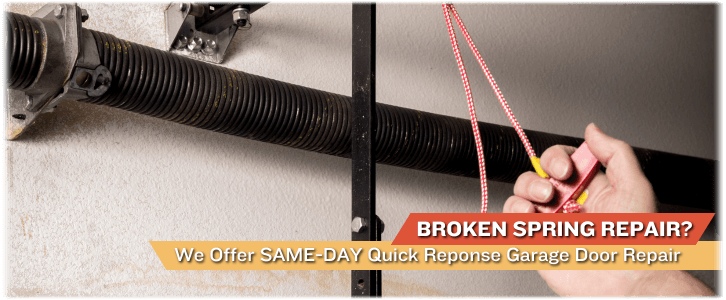 Broken Garage Door Spring San Francisco CA